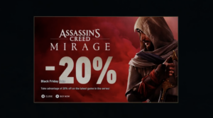 Ubisoft plaide l’erreur technique pour son pop-up publicitaire