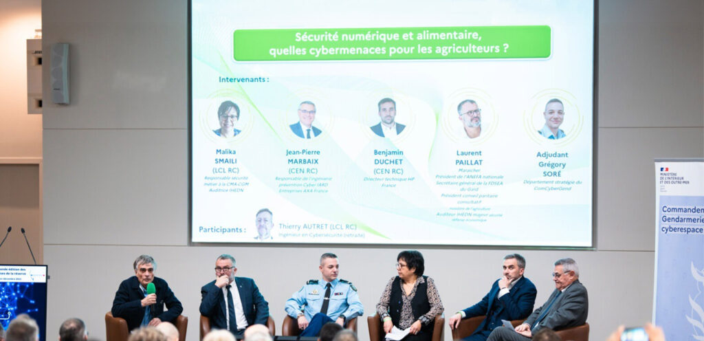 Une table ronde de la réserve cyber de la gendarmerie consacrée aux cybermenaces pour le secteur agroalimentaire et les agriculteurs