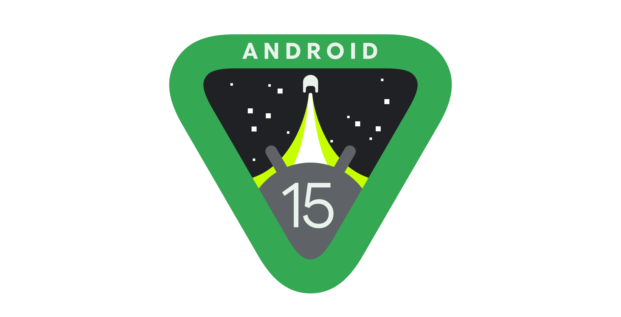 Logo d'Android 14