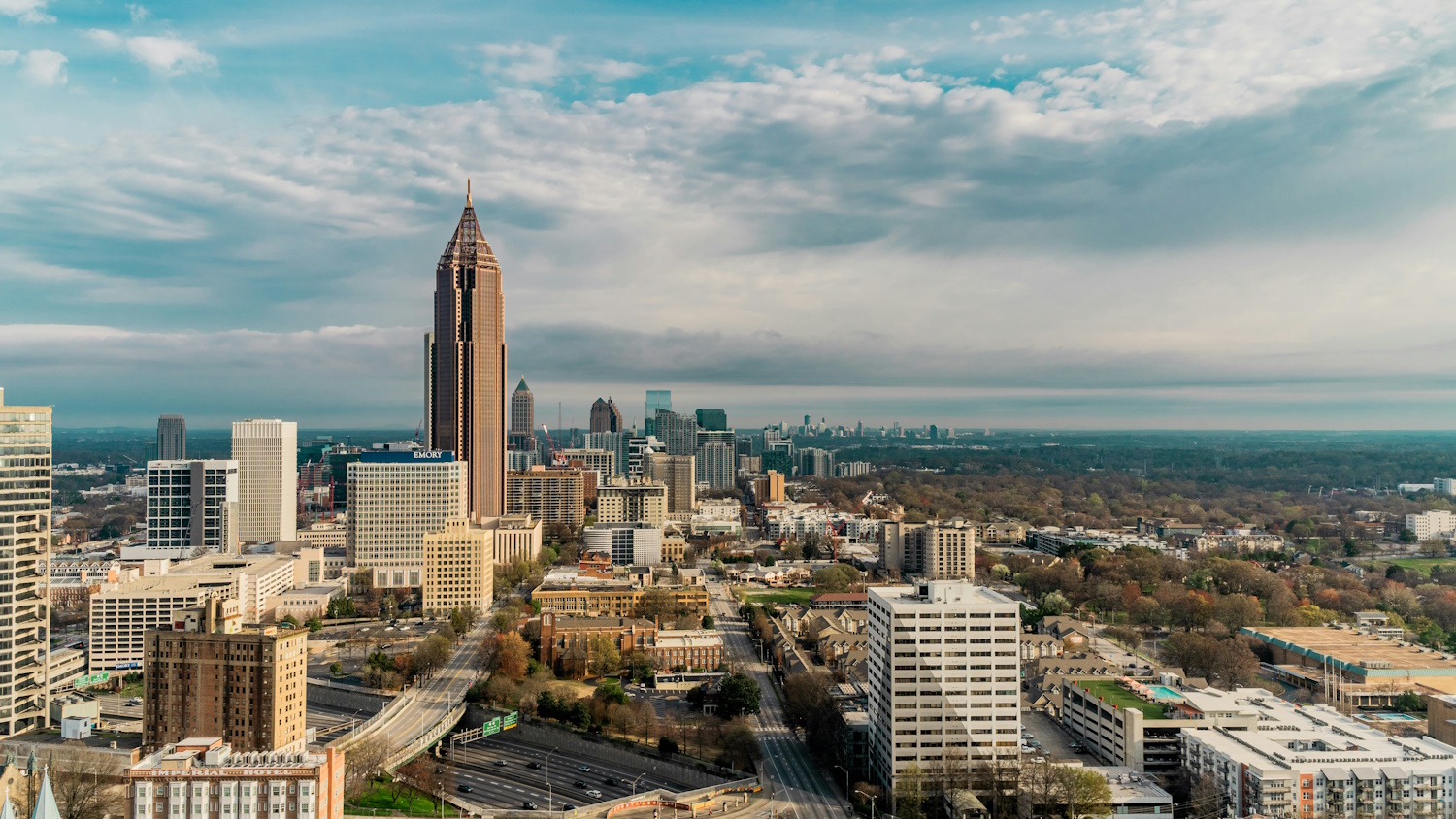 Vue de la ville d'Atlanta
