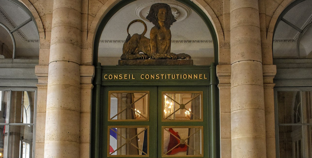 Une entrée du Conseil constitutionnel