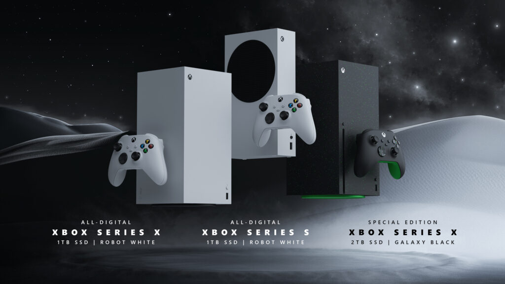 Trois nouvelles Xbox, dont une Series X sans lecteur Blu-ray